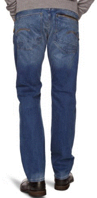 G-Star Raw Attacc Straight Medium Aged Mens Jeans - Kliknutím na obrázek zavřete