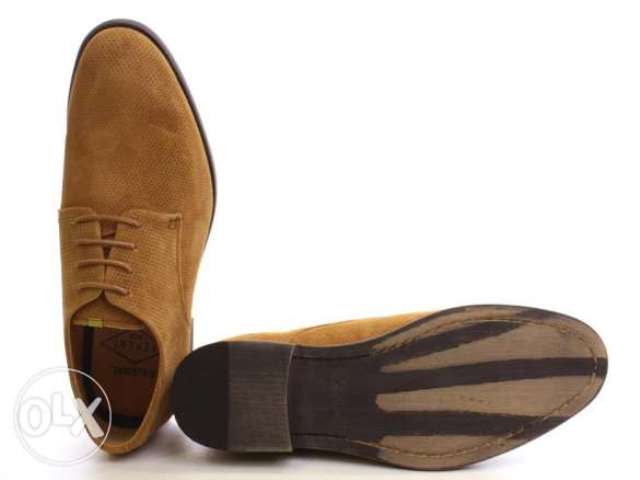 Replay Dome Brown Brogue Leather Mens Shoes - Kliknutím na obrázek zavřete