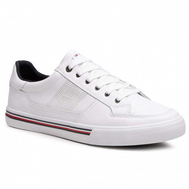 Tommy Hilfieger Mens Low-Top Core Corporate Leather Sneakers