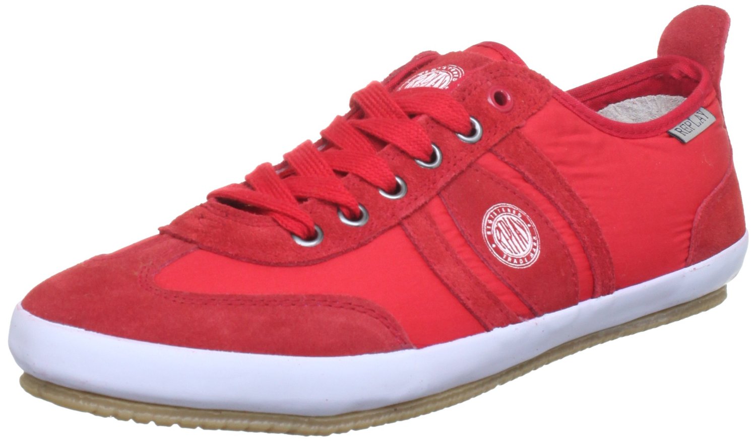 Replay Mens Lavon Red Fashion Trainer