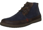Replay Mens Broad Navy Leather Lace Up