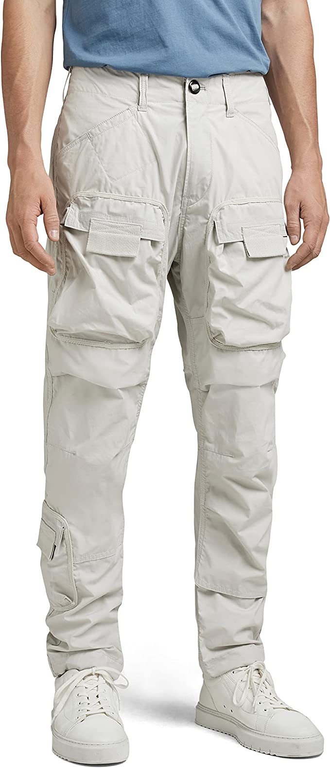 G-STAR RAW Herren 3D Regular Tapered Cargo Pants Grey (Cool Grey
