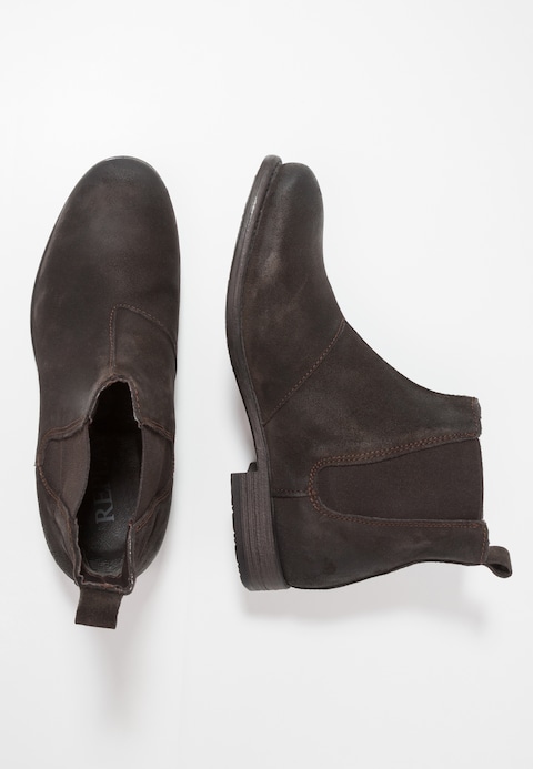 Replay Mens Fuad Chelsea Boots Leather Brown