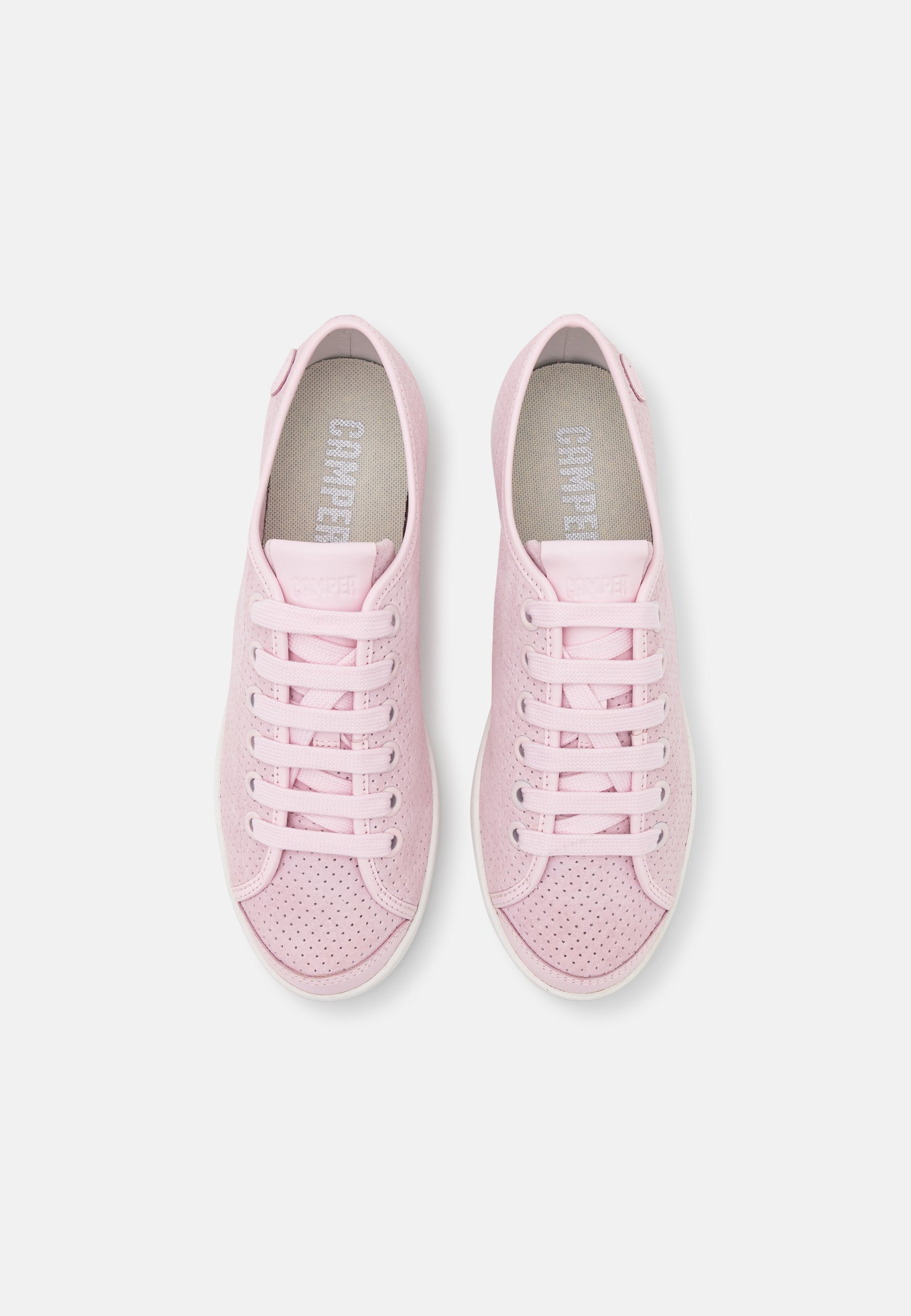 Camper Uno Womens Pink Natural Low-Top Sneakers