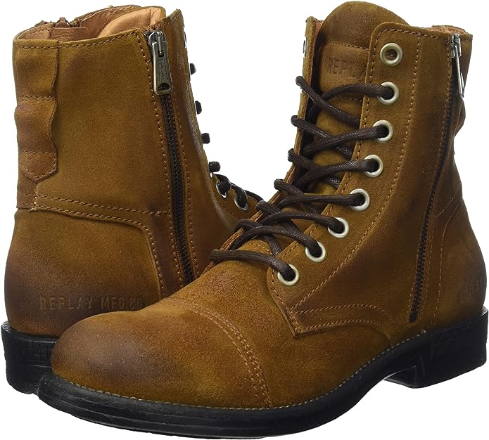 Replay Men's Gmc 41 Leather Hi Ankle Boot