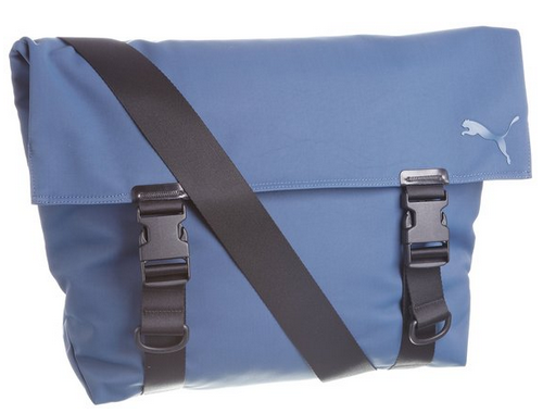 PUMA unisex Wide Courier Bag Blue