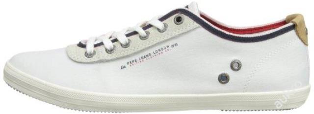 Pepe Jeans London Britt BT-292 A White Sneakers - Kliknutím na obrázek zavřete