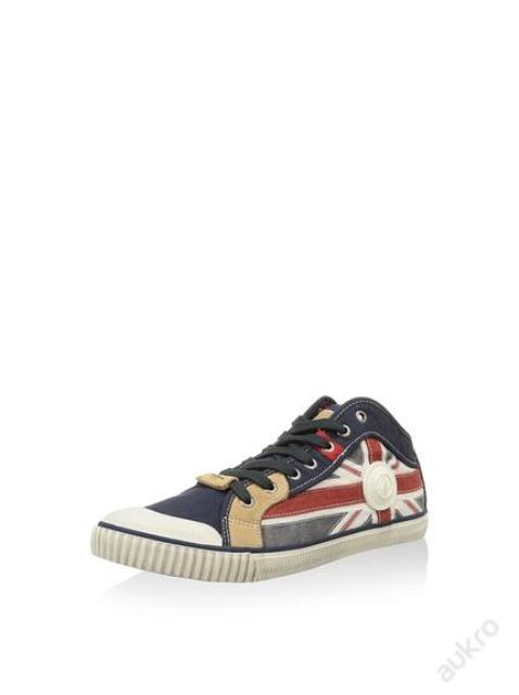 Pepe Jeans London Mens High Top Sneaker Industry Marine - Kliknutím na obrázek zavřete