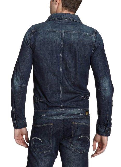 G-Star Raw Ski 5620 3D Men's Coat Dark Aged jeans bunda - Kliknutím na obrázek zavřete
