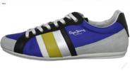 Pepe Jeans London Mens Player Grey/Blue/Silver