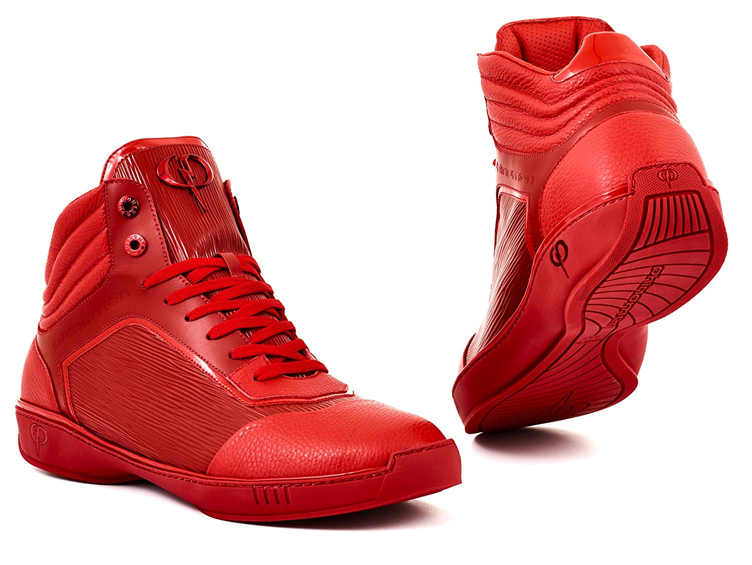 PHINOMEN Luxus Sneaker - Echtleder - Hi-Top, Made in Italy - Kliknutím na obrázek zavřete