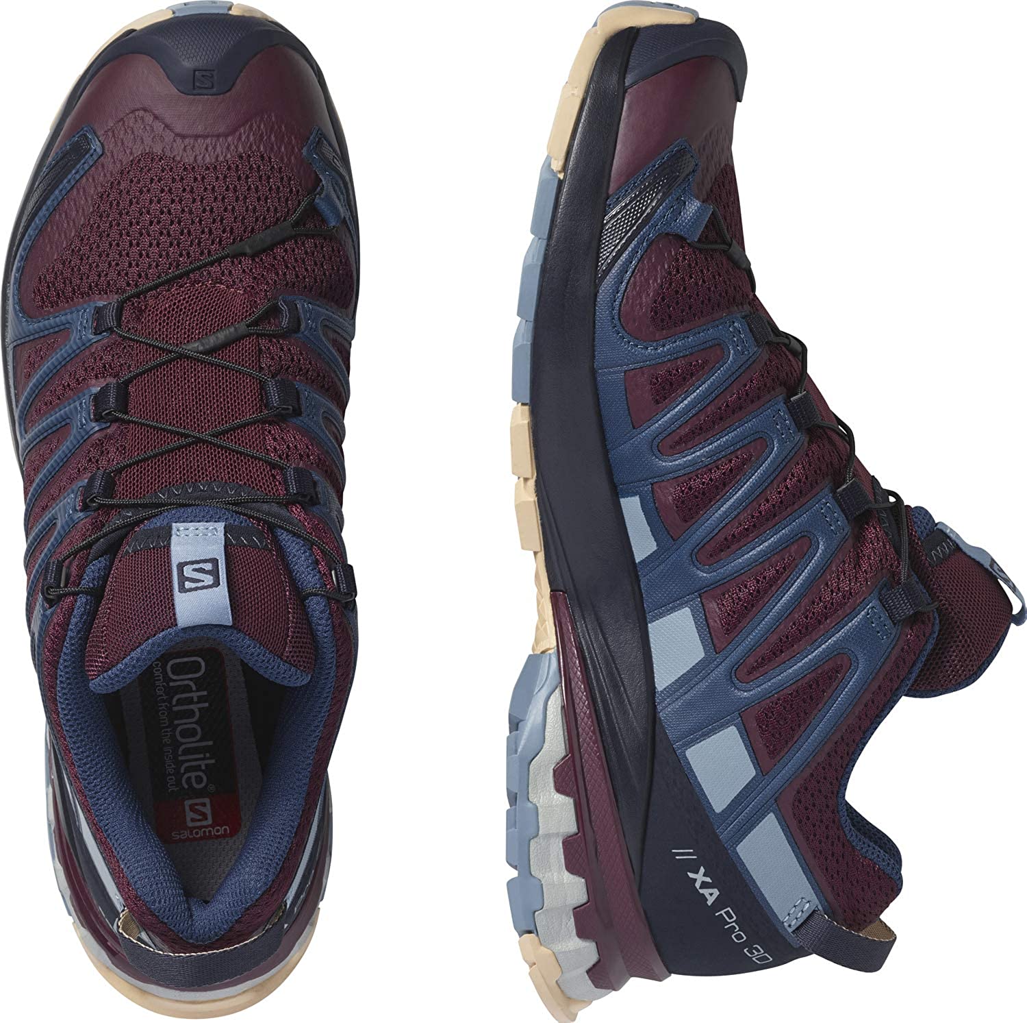 Salomon XA PRO 3D V8 Trail Running And Hiking Shoes Lighter Vers