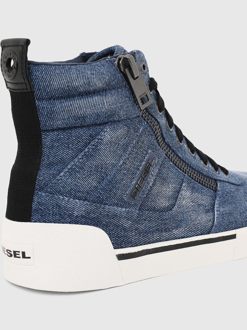 Diesel S-Dvelows Blue Denim High Sneakers