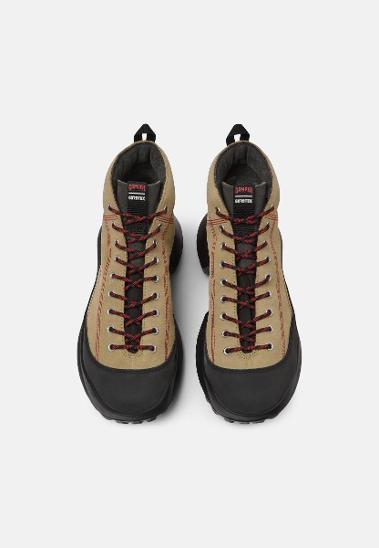 Camper Circular Ankle Boot Leather Shoes - Beige - Kliknutím na obrázek zavřete
