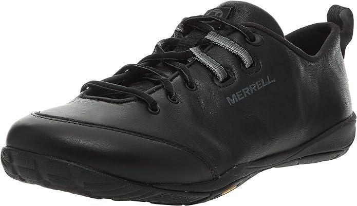 Merrell Tough Glove Black Leather Vibram Barefoot Multisport Sho
